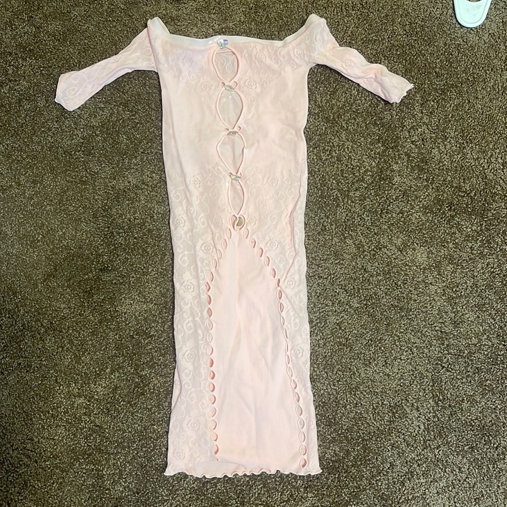 Pink POSTERGIRL rose quartz Alice dress fits all
